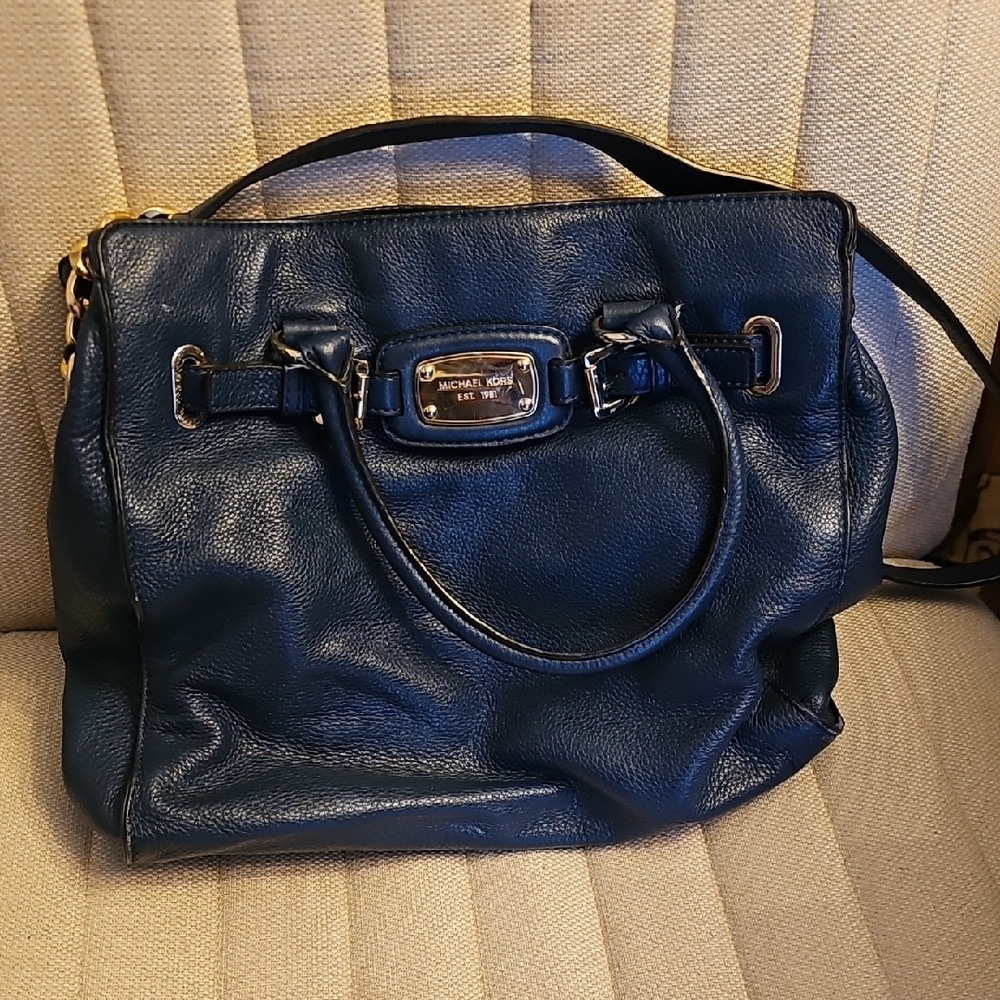 Michael Kors Dark Blue Shoulder Bag